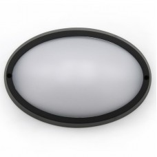 Φωτιστικό Απλίκα LED 15W 230V 1200Lm 4000K Λευκό Φως Polycarbonate Μαύρο IP65 21-240151